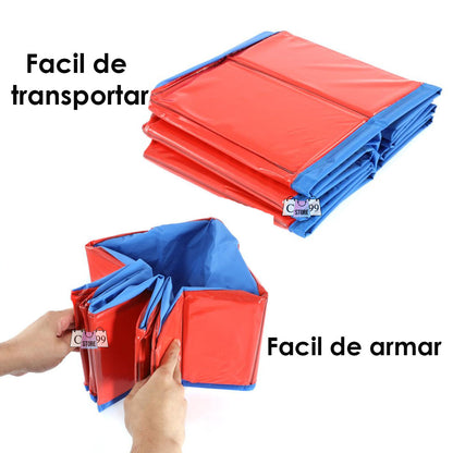 Piscina plegable para perros y mascotas 80 cm | Bañera portátil resistente