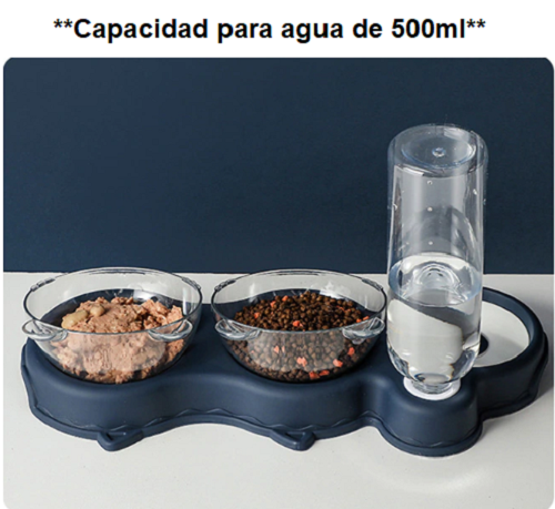 Comedero y Bebedero Automático para Gatos
